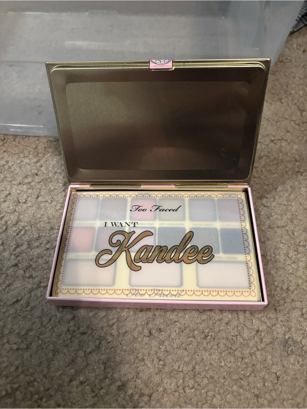 Too Faced I Want Kandee Eyeshadow Palette - Pink & Gold